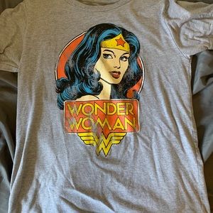 Grey Wonder Woman T shirt